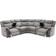 Wilko Sherford Corner Grey Sofa 271cm 5 Seater