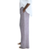 H&M Straight Linen Blend Trousers - Dark Blue/Striped