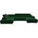 Mirjan24 Torezio Bis Green Soffa 346cm