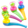 Shein 4pcs/set Random Color Inflatable Levitation Ball Creative Stress Relief Toy