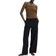 H&M Linen Blend Trousers - Black