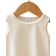 Shein Young Girls Solid Color Fringe Camisole And Denim Shorts Casual Outfit Summer