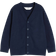 H&M Fine-Knit Cotton Cardigan - Navy Blue (1066375002)