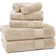Liz Claiborne Signature Plush Guest Towel Beige (45.7x45.7cm)