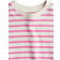 H&M Oversized Jersey Top - Cream/Pink Striped