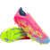 adidas F50 Elite Laceless Firm Ground Cleats - Lucid Pink/Lucid Lemon/Blue Fusion