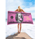 Shein Soft Beach With Dollar Print 1pc Bath Towel Black, Pink (150x70cm)