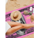 Shein Soft Beach With Dollar Print 1pc Bath Towel Black, Pink (150x70cm)