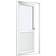 Sparvinduer TD0901 Yderdør Klart glas (60x168.1cm)