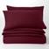 Dunelm Pure Cotton Plain Dye Duvet Cover Red (220x230cm)