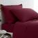 Dunelm Pure Cotton Plain Dye Duvet Cover Red (220x230cm)