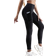 Shein 1pc Sports Yoga Belt Cropped Pocket Patchwork Yoga Pants For Fitness, Sports, Outdoor Walking