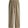 H&M Linen Blend Drawstring Trousers - Khaki Green