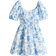 H&M Bubble Hem Cotton Dress - White