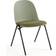 Dunelm Burton Dining Linen Effect Fabric Olive Kitchen Chair 78cm