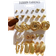 Shein 22pcs Simple Metallic Geometric Stud Earrings Set For Women, Suitable For Vacation, Date, Gift And Daily Wear
