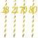 Shein Straws 18, 21, 30, 40, 50, 60, 70, 80 Number Design Rose Gold/White 10-pack