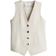 H&M Linen-Blend Suit Waistcoat - Light Beige