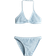 H&M Swimsuit with Crochet Look 3-piece - Light Blue (1275427002)
