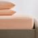 Dunelm Soft Cotton Plain Bed Sheet Orange (190x90cm)