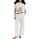 H&M Wide Linen Blend Trousers - Cream