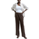 H&M Pull-On Twill Trousers - Dark Brown