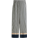 H&M Wide Pull On Trousers - Beige/Patterned