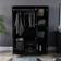 Vida Designs Riano Black Wardrobe 115.4x170cm