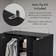 Vida Designs Riano Black Wardrobe 115.4x170cm