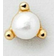 Safira Mini Piercing - Gold/White