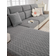 Shein 1pc Universal Elastic Sofa Cover, Corn-plush All-inclusive Sofa Cushion Cover. Sofa Slipcover, Machine Washable, Dust-proof, Stain-resistant, All-season Loose Sofa Cover Gray
