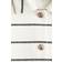 H&M Short Sleeved Jacket - White/Striped