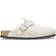 Birkenstock Boston Shearling Suede Leather - Antique White