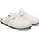 Birkenstock Boston Shearling Suede Leather - Antique White