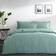 Dunelm Pure Cotton Plain Dye Duvet Cover Green (220x260cm)