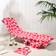 OHS Heart Bath Towel Pink (215x75cm)