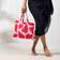 OHS Heart Print Beach in a Bag Bath Towel Pink (215x75cm)