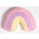 OHS Rainbow Shaped Scatter - Multi Cushion Cover Pink (40x28cm)