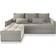 Masseno Ecksofa KOS PIK Moderne Eckcouch Schlaffunktion Sofa 220cm 3-Sitzer