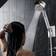 INF Soffione Doccia Turbo Con Flessibile E Filtro Acqua Argento