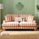 Dunelm Woven Stripe Bed Sofa 183cm 3 Seater