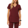 FIGS Casma Three-Pocket Scrub Top - Burgundy