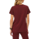 FIGS Casma Three-Pocket Scrub Top - Burgundy
