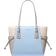 Michael Kors Voyager Large Color Block Signature Logo Tote Bag - Lt Sky Mlt
