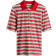 H&M Ribbed Polo Shirt - Red/Striped