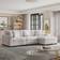 Bed Bath & Beyond Oversized Modular Sectional Sofa 118.6" 3 Seater