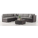 Furniturebox Orlando Grey Modular Sofa