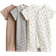 H&M Cotton Sleepsuits 3-Pack - Cream/Spotted (1126406020)