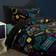 OHS Gaming Print Fleece Duvet Cover Black (200x200cm)