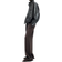 H&M Wide Tailored Trousers - Dark Brown
